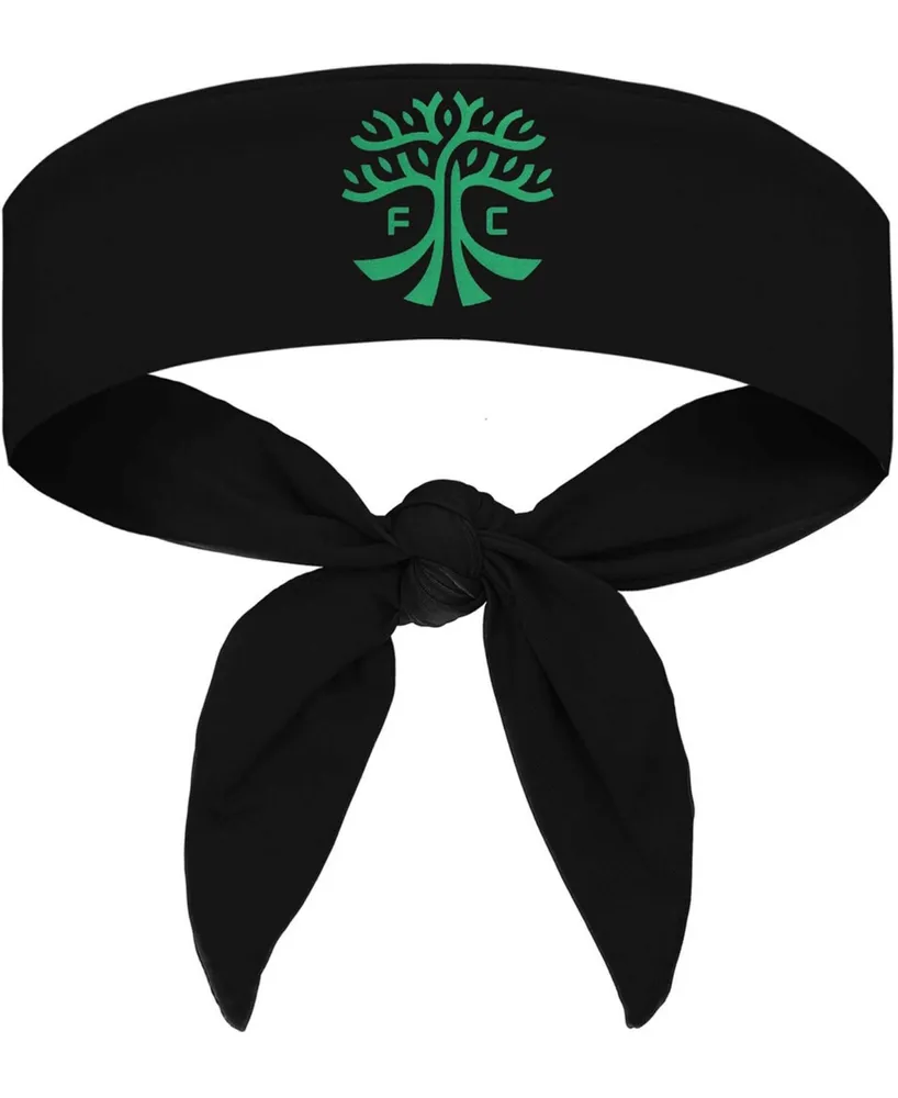 Black Austin Fc Tie-Back Headband