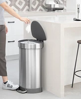 simplehuman 45L Semi-Round Trash Can