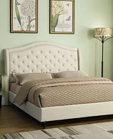 Myrick Upholstered Tufted Platform Bed