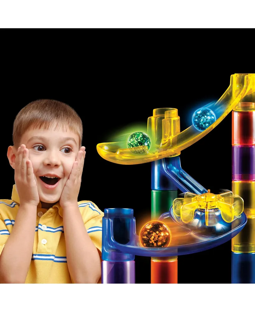 National Geographic Glow-in-the-Dark Marble Run 50 piece