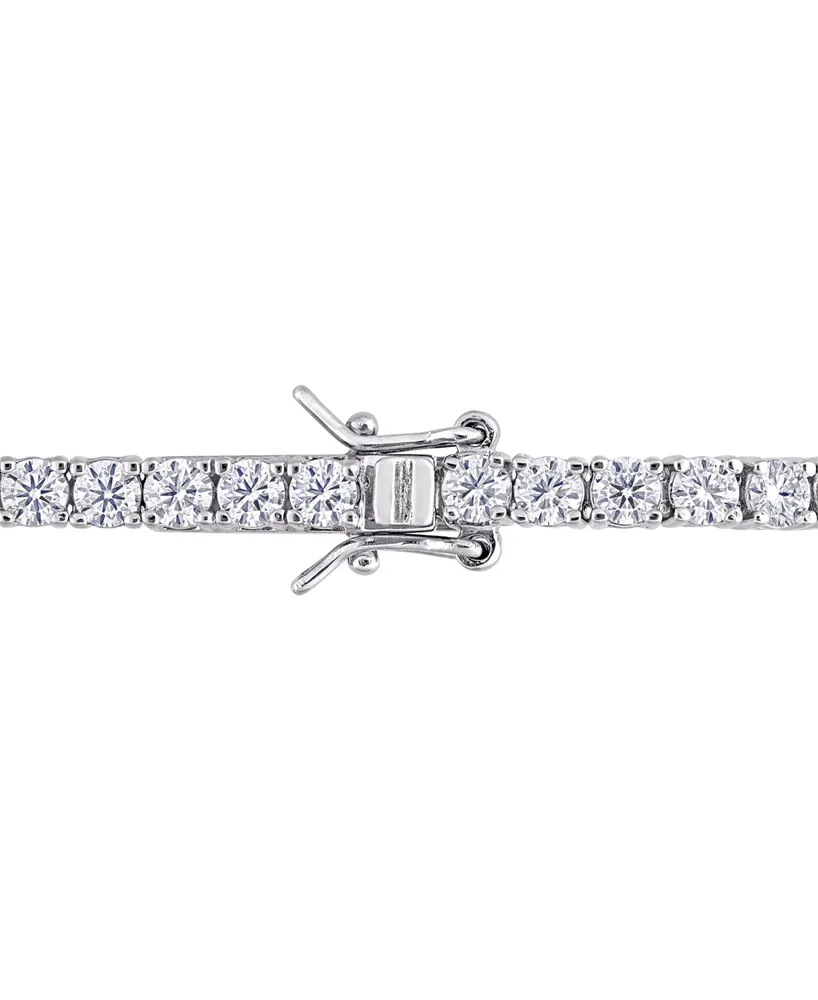 Lab-Created Moissanite Tennis Bracelet (5-1/10 ct. t.w.) in Sterling Silver