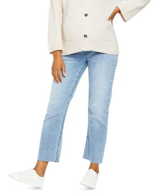 Jessica Simpson Over the Bump Maternity Skinny Denim Jeans - Macy's