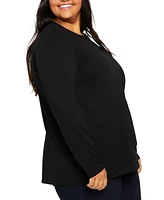 Motherhood Maternity Plus Size Crewneck Nursing T-Shirt