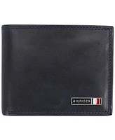 Tommy Hilfiger Men's Rfid Genuine Leather Traveler Wallet