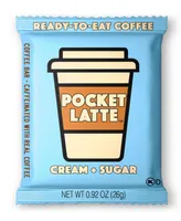 Pocket Latte Cream + Sugar Coffee Bar, 12 Pack