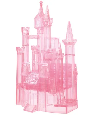 BePuzzled 3D Crystal Puzzle - Disney Cinderella's Castle Pink