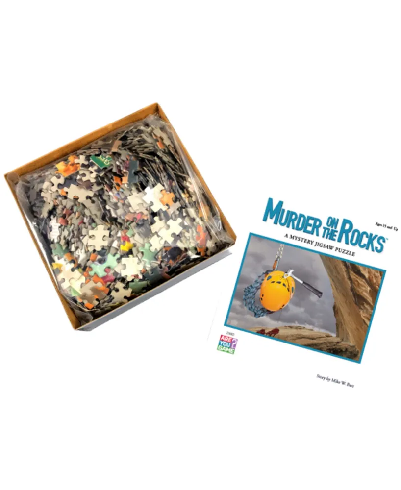 Areyougame Murder On The Rocks Classic Mystery Jigsaw Puzzle