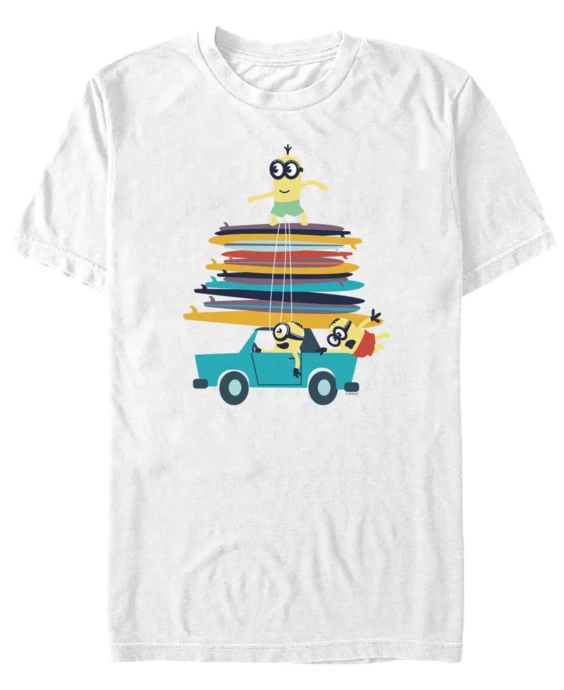 Men's Minions Dave Kevin Stuart Summer Short Sleeve T-shirt