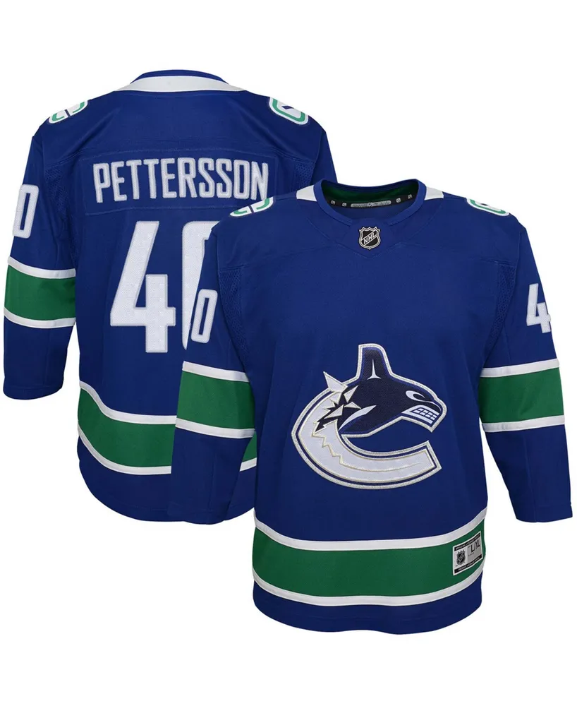 Youth Elias Pettersson Royal Vancouver Canucks 2019/20 Alternate Premier  Player Jersey