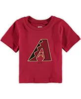 Infant Boys and Girls Red Arizona Diamondbacks Primary Team Logo T-shirt