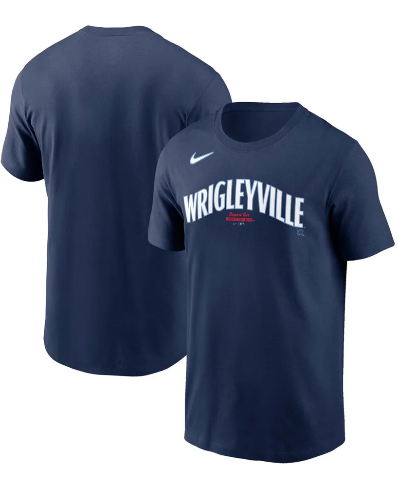 Nike Men's Chicago Cubs Legend Velocity T-Shirt - Blue - L (Large)