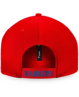 Men's Red New York Rangers Core Adjustable Hat