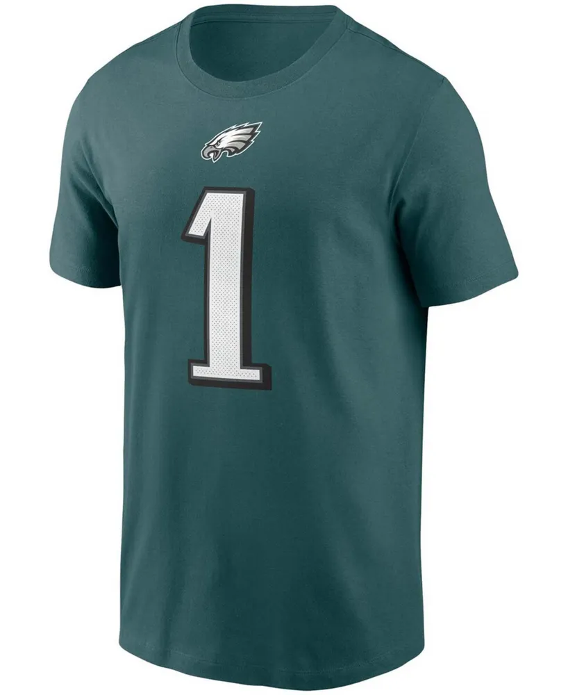 Men's Nike Jalen Hurts Midnight Green Philadelphia Eagles Player Name & Number T-shirt
