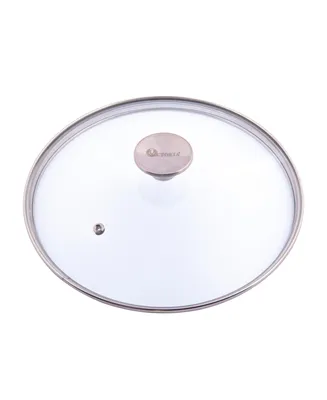 Victoria Glass Lid with Stainless Steel Knob for 10" Skillet