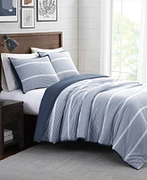 Brooklyn Loom Niari Yarn Dye Stripe Piece Comforter Set