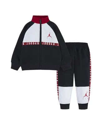 Jordan Baby Boys Jumpman Air Blocked Tricot Jacket and Jogger Pants, 2 Piece Set