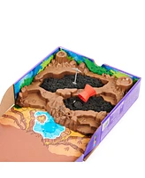 Kinetic Sand, Dino Dig Playset with 10 Hidden Dinosaur Bones to Discover
