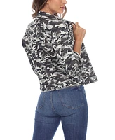 Women's Camo Denim Jacket