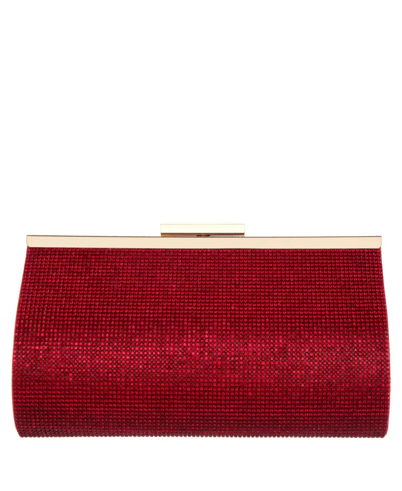 Nina Women's Crystal Frame Clutch