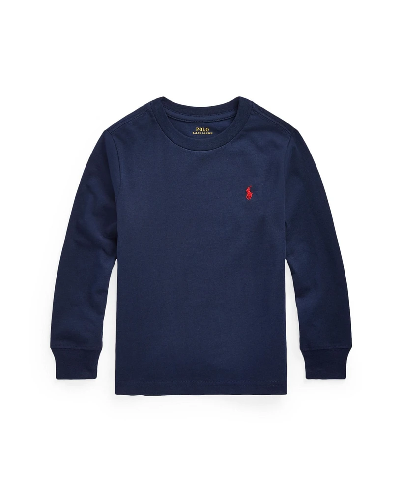 Polo Ralph Lauren Toddler and Little Boys Jersey Long-Sleeve T-shirt