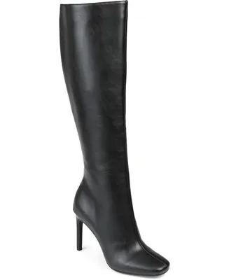 Journee Collection Women's Glenda Extra Wide Calf Tall Boots