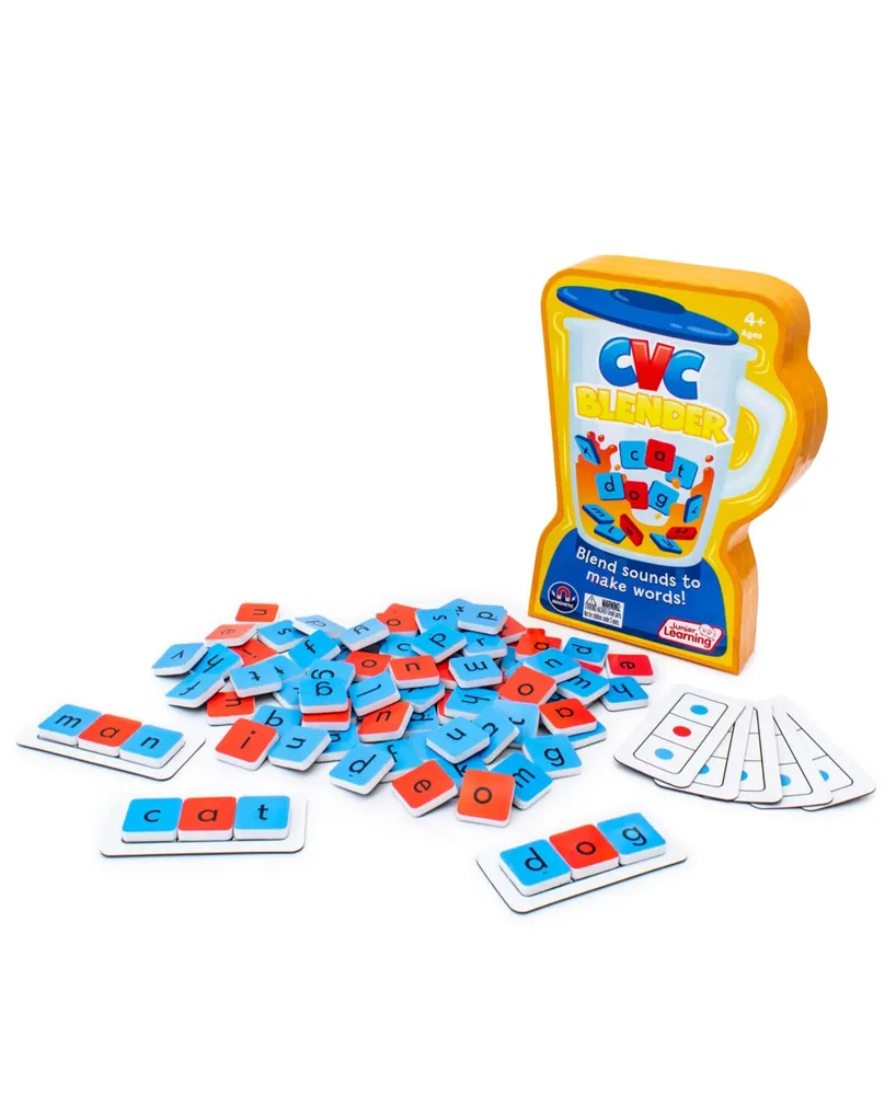 Junior Learning Consonant-Vowel-Consonant Blender Educational Learning Set, 106 Pieces