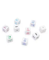 Junior Learning Sentence Cubes Educational Learning Set, 9 Cubes