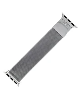 WITHit Silver-Tone Stainless Steel Mesh Band designed for Apple Watch 42mm (Series 10) & 38/40/41mm