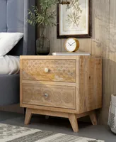 Kenning ham 2 Drawer Nightstand, Set of 2