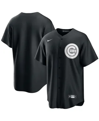Nike Men's Black Chicago Cubs Lights Out Replica Jersey