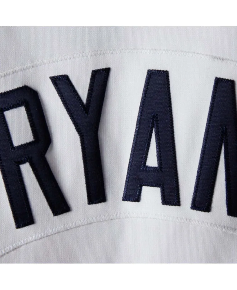 Men's Nolan Ryan White Houston Astros Throwback Authentic Jersey