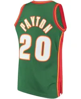 Men's Gary Payton Green Seattle Supersonics 1995-96 Hardwood Classics Swingman Jersey