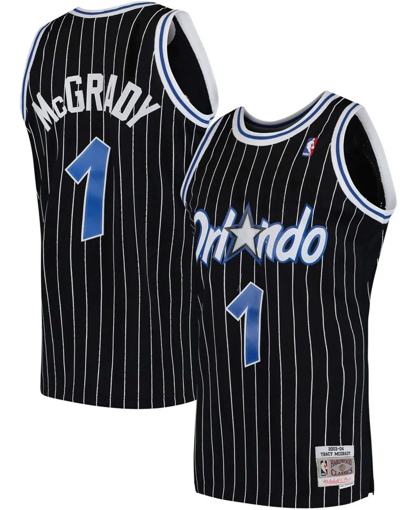 Men's Tracy McGrady Black Orlando Magic 2003-04 Hardwood Classics Swingman Jersey