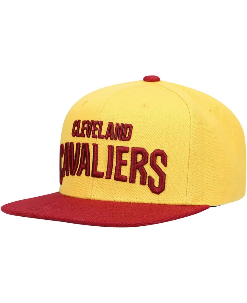 Men's Gold-Tone Cleveland Cavaliers Core Basic Snapback Hat - Gold