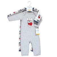 Hudson Baby Boys Cotton Coveralls