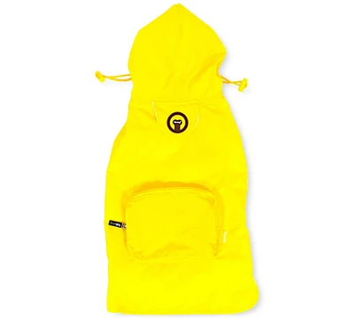 Fabdog Yellow Packaway Raincoat