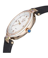 Gv2 Women's Matera 12805 Swiss Quartz Movement Italian Leather Watch 36mm