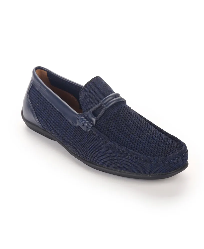 Aston Marc Men's Knit Lace-Strap Driving Loafer