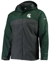 Men's Green, Charcoal Michigan State Spartans Glennaker Storm Full-Zip Jacket