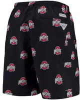 Men's Black Ohio State Buckeyes Backcast Ii 8" Omni-Shade Hybrid Shorts