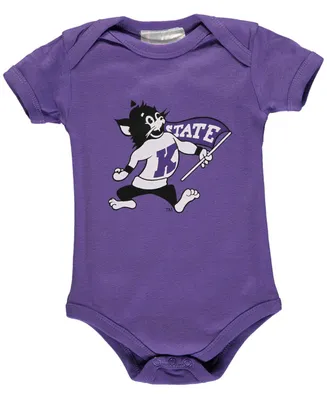 Infant Boys and Girls Purple Kansas State Wildcats Big Logo Bodysuit