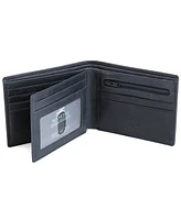 Men's Bellagio Collection Center Wing Bifold Wallet with Coin Pocket