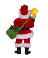 Kurt Adler 10 Inch Leg Lamp Fabriche Santa with Light