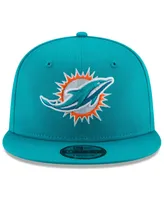 New Era Men's Miami Dolphins Basic 9FIFTY Adjustable Snapback Cap