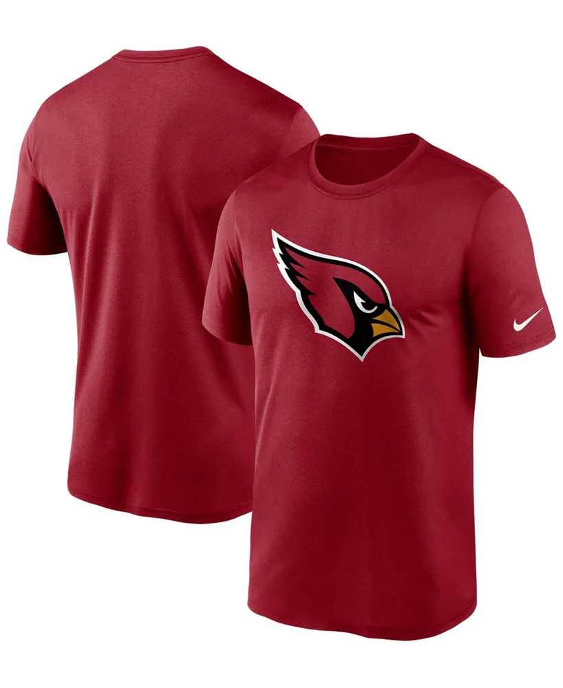 Nike Men's Cardinal Arizona Cardinals Logo Essential Legend Performance T-Shirt
