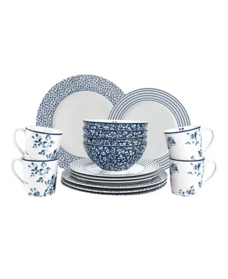 Laura Ashley Blueprint Collectables Dinner Set in Gift Box, 16 Pieces