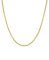 Rope Link 22" Chain Necklace in 14k Gold