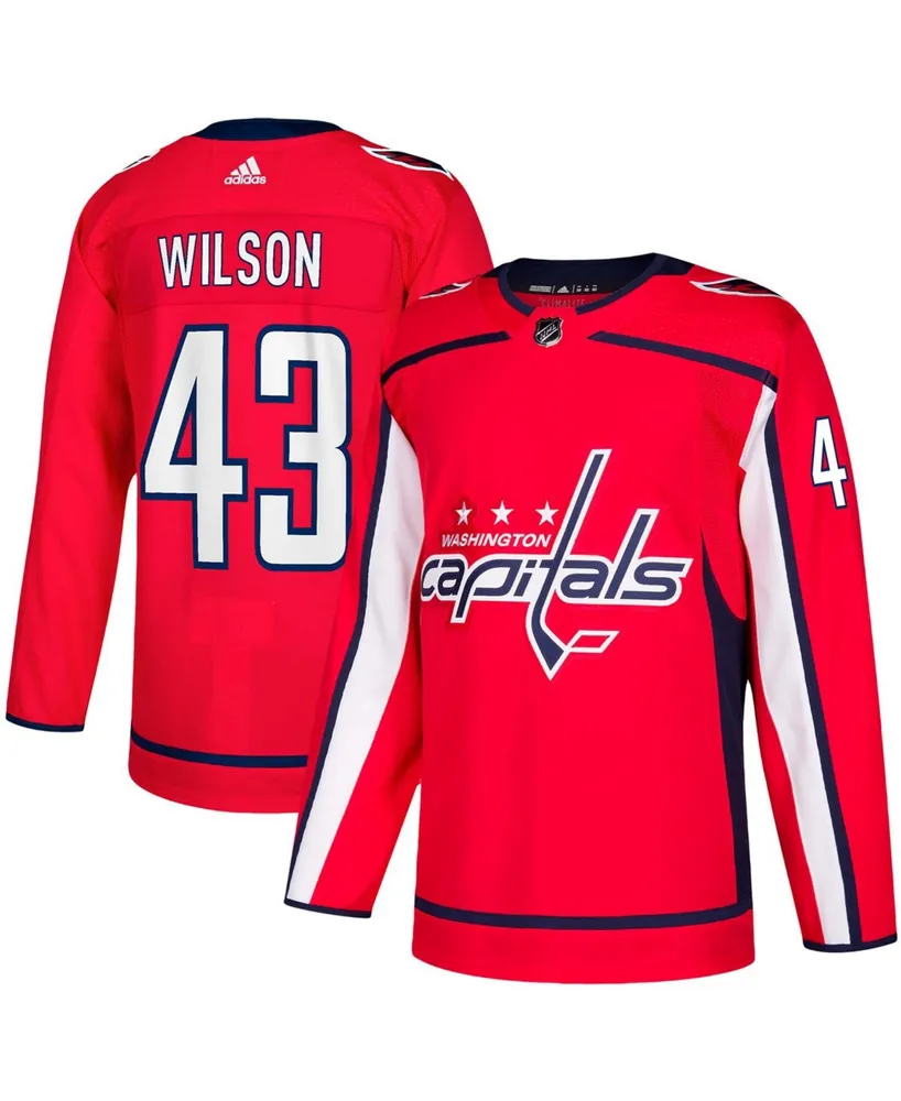 Men's Fanatics Branded Tom Wilson Red Washington Capitals Team Authentic  Stack Name & Number T-Shirt