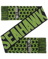 Men's Women's Blue Seattle Seahawks Reversible Thematic Scarf