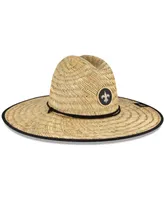 Men's Natural New Orleans Saints 2021 Nfl Training Camp Official Straw Lifeguard Hat